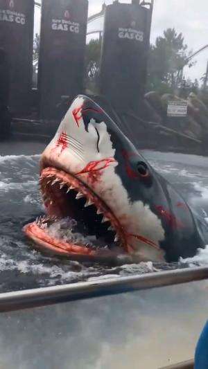 Animatronik hiu besar muncul
.
#laut
#hiu
#viral
