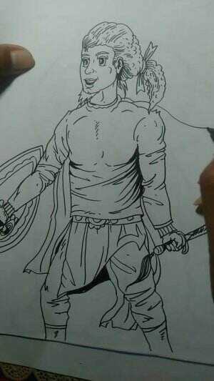 Yuk Belajar Menggambar Pangeran Panglima Perang 😁