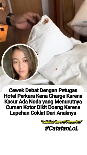 Harus banget kena charge ya kalo sprei kotor ?
