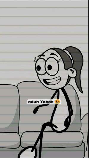aduh Yohan 😂  #animasi  #Kartun lucu part 2  #animation  #vidiolucu 