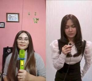 separuh aku-noah... duet with ekspresi ☺️😱😭😡