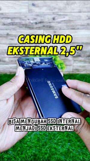 Rekomendasi casing HDD EKSTERNAL 2.5" Bisa mengubah SSD internal menjadi penyimpanan eksternal. apabila dirumah ada SSD / HARDISK bekas PC y