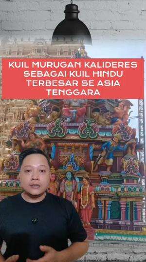 Kuil Murugan Kalideres Jakarta Barat disebut sebagai kuil Hindu terbesar se-Asia Tenggara #kuilmurugan #kuilhindu 