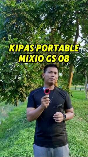 kipas angin Portabel MIXIO GS-08 kecepatan anginnya super kencang. designnya premium dan Compact untuk dibawa kemana-mana. 

#modalkontendoa
