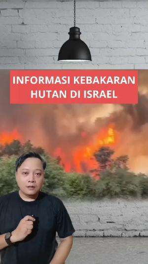 informasi kebakaran hutan yang melanda Israel yang disebut terparah sepanjang sejarah Israel #kebakaranhutan #israel 
