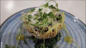 Mushrooms Nest with Orange Lemon Sauce  #OnlineAuditionMCI13 #MasterchefIndonesiaSeason13 