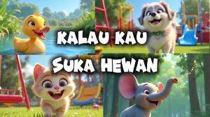 Lagu Anak Anak Kalau Kau Suka Hewan #kucing #anjing #bebek #gajah #laguanak 