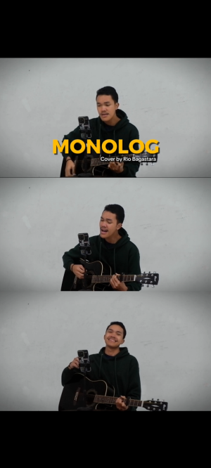 Pamungkas || Monolog || Cover by Rio Bagastara ~ Acoustic Version