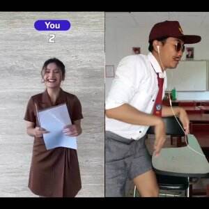 Murid kurang asem sedang menirukan suara Ayam 🤦🤣🤣🤣
