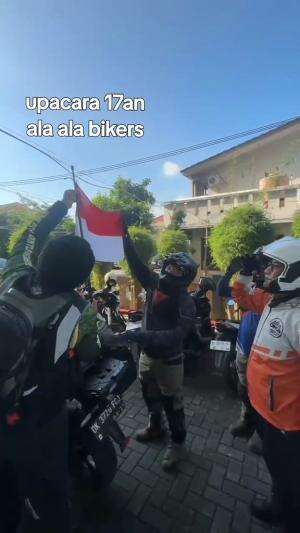 Upacara bendera 17 agustus an #lampung #upacarabendera #ontahood #touring