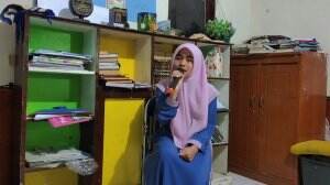 Nama: NURFARIDA Umur: 16TAHUN Asal kota: BANDUNG Judul lagu: ~SYAIKHONA~