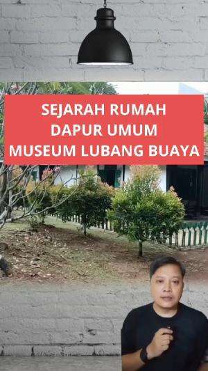 salah satu dari tiga bangunan bersejarah di museum Pancasila Sakti di lubang buaya, yakni rumah dapur umum #sejarah #lubangbuaya 