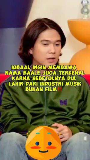 Iqbaal tetep ingin dikenal sebagai musisi bukan yang lain