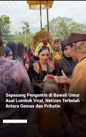 Viral pasangan pengantin remaja yang nikah muda diusia 15 tahun. Masih suka tantrum namun jadi bahan sorotan besar karena aksi lucunya.

Dik