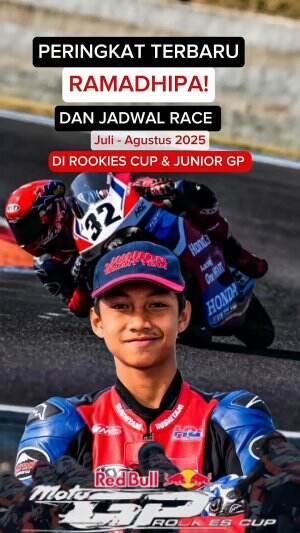 KLASMEN TERBARU RAMADHIPA: Siap Buktikan Diri di Rookies Cup & ETC Agustus Ini!