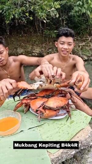 Mukbang Kepiting B4k4R  #Mukbang  #kepiting 