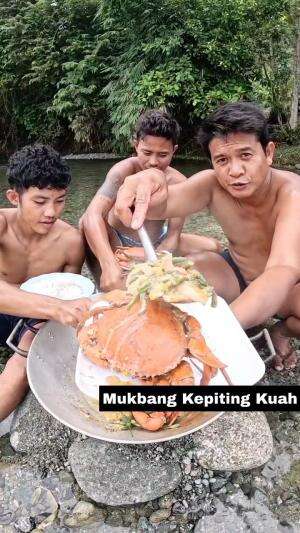 Mukbang Kepiting Kuah  #Mukbang 