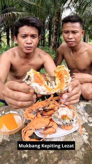 mukbang kepiting lezat  #Mukbang  #kepiting  #lezat  #KulinerLezat  #lezat banget 