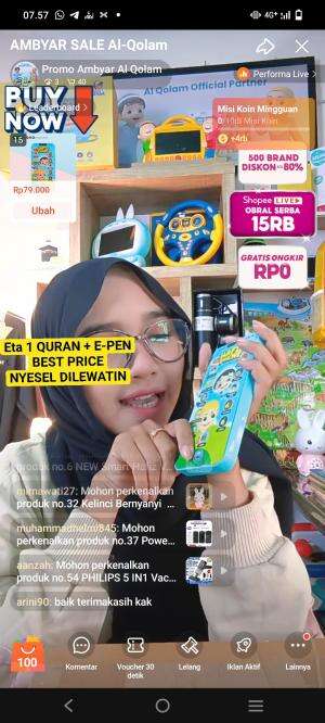 Asyiknya begini, bisa disambi momong anak
 #TikTokShopAffiliate #affiliate #affiliator #ngaji #mengaji #alquran #hafizquran #murrotalAlquran