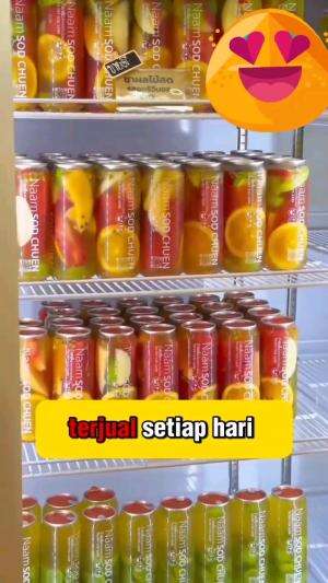 ide kreatif seorang penjual minuman yang segar menarik banyak pembeli #short  #trending #viral #shortplus