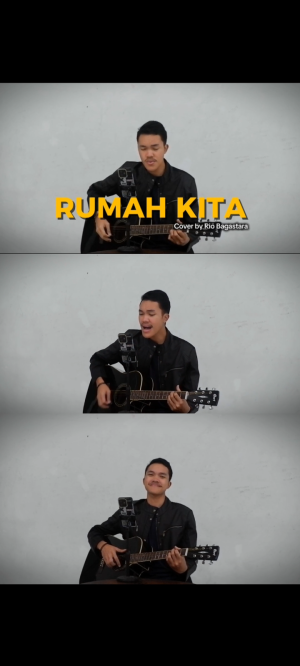 God Bless || Rumah Kita || Cover by Rio Bagastara ~ Acoustic Version