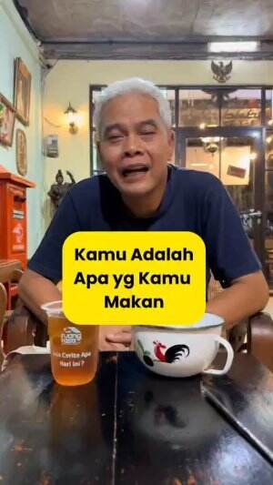 Terimakasih penjelasannya dokter Anton. You are what you eat