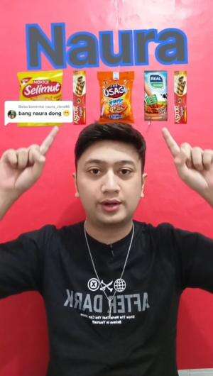 Makan Sesuai Nama Cek.... #naura  #mukbang  #mukbangemoji