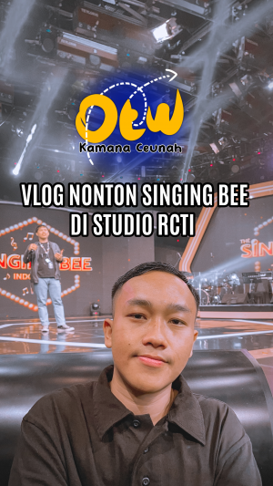 Talent yang ku punya konten kreator vlog. mini vlog nonton singing bee di studio RCTI 