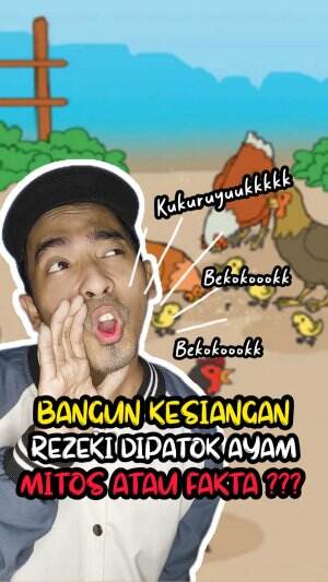 Jangan Bangun Kesiangan‼️💤 Nanti Rezekinya dipatok Ayam 🐔🐔🐔🤣. Bantu Like, Vote & Share ❗❗❗