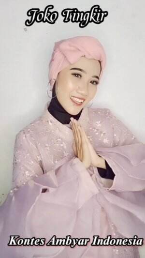 Kontes Ambyar Indonesia Anjeli Monika Sumatera Selatan Palembang  20 tahun Joko Tingkir 