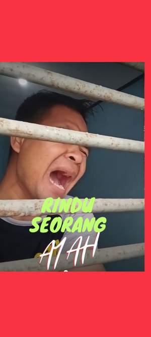 RINDU AYAH YANG TERPENDAM- JADI BAPER- *jarak yang memisahkan memang mengikis ketegaran lelaki manapun.. love u anak anaku*