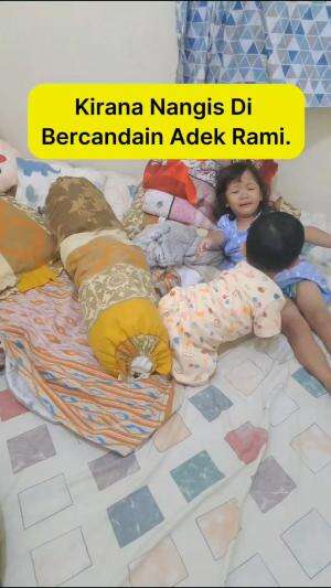 Kirana Nangis Dibercandain Adek Rami #trending #kirana 