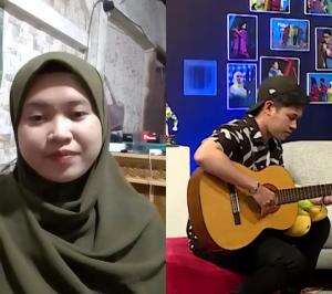 nyanyi bareng Roni idol