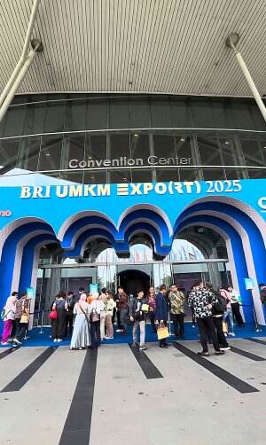 siapa yg disini udah dateng ke event BRI UMKM EXPO(RT) 2025 di ICE BSD?? #HOTrctiplus 