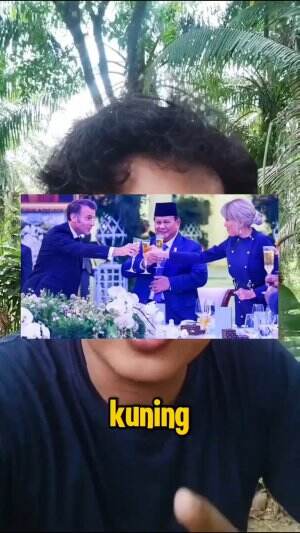 Prabowo & Macron: Toast Berkelas, Tanpa Alkohol