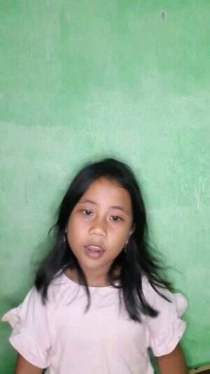 No bau bau ketek 😁 andin versi bocil 😁