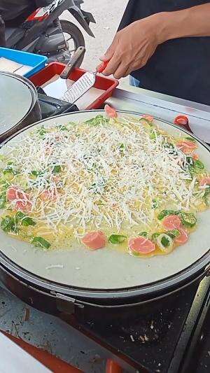 topingnya keju#kuliner#kulinersemarang#lekerjumbo 