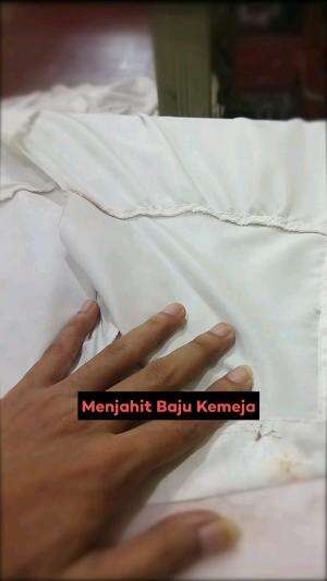 Cara bikin kerah kemeja Baju Wanita
 #menjahitBaju #videoedukasi 