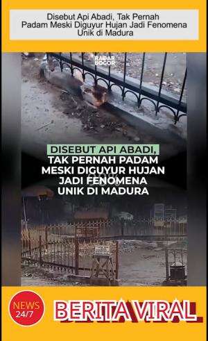 Api abadi di Madura #berita  #Beritaviral  #beritaterkini