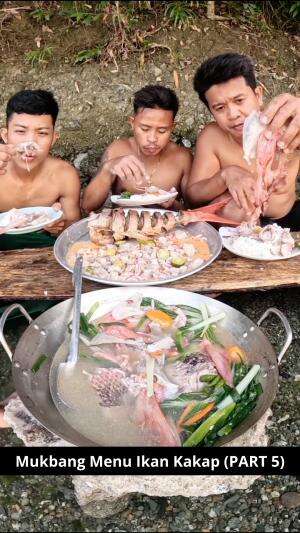 Mukbang Menu Ikan Kakap (PART 5) #Mukbang #ikankakap #kuliner #RCTIPlus 