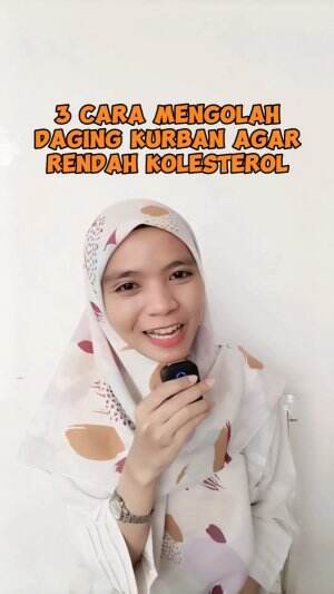 Mau makan daging kurban tanpa takut kolesterol naik? Coba tips di video kali ini, yuk! 😉

