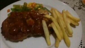 tofu steak with black pepper sauce | Akbar 27 tahun domisili Tangerang l #onlineauditionmci9 