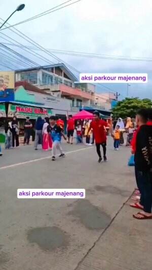 majenang parkour #fyp  #fyp  #RCTIPlus  #parkour #Viral 