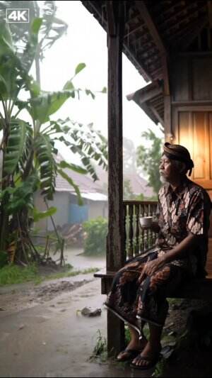 Suara hujan & petir terapi penghilang stres dan insomnia | suara hujan tidur dengan nyenyak dan nyaman  #hujan #fyp 