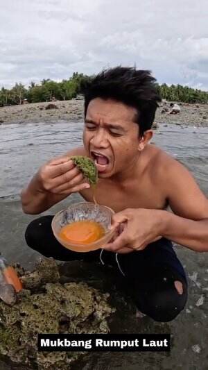 Mukbang Rumput Laut  #Mukbang  #rumputlaut 