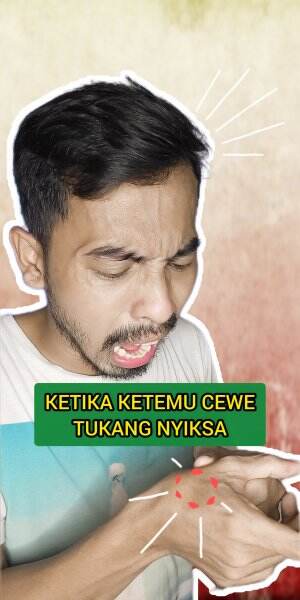 udah digigit, diinjek pula ampe pincang