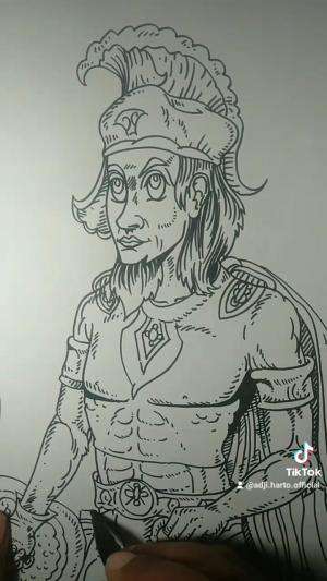 Youtuber Adji Harto Jawa Official Menggambar Manusia Super Akhir Zaman