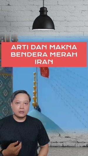 Arti dan makna bendera merah yang berkibar di masjid Jamkaran Iran #benderamerah #iran 