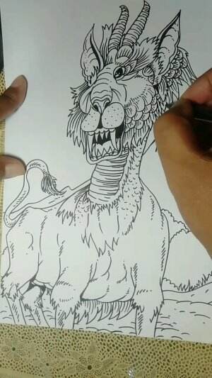 Yuk Belajar Menggambar Monster Harimau Guys 