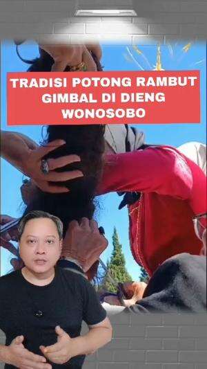 Tradisi potong rambut gimbal di Dieng Wonosobo #rambutgimbal #dieng #wonosobo 